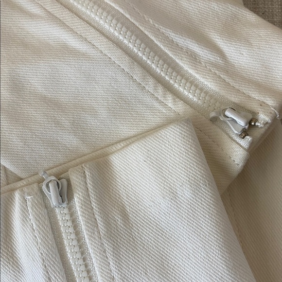 Byron Lars -'Ivory Legging Moto Pants - Picture 11 of 11